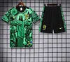 2025 Brazil Pre-Match Training Green Shirt+Shorts 1:1 Thai Quality