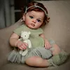 20" Lifelike Baby Girl Dolls Truly Real Lifelike & Realistic Weighted Toddler Handmade Brown Hair Baby Sunnin - RBBI-Myrebornbabydoll&reg; Myrebornbabydoll&reg;