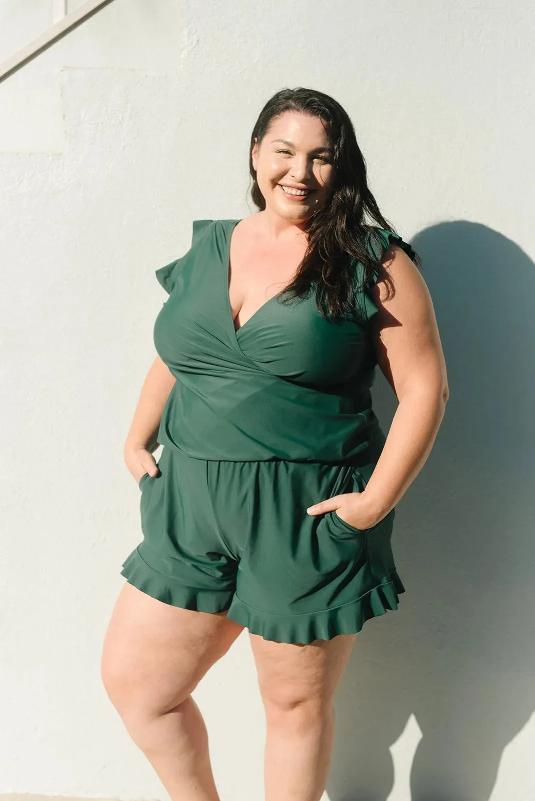 Built-in Bra Swim Romper🔥