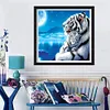 Diamond Painting-Partial Round Drill Tigers