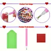(US Local)6pcs Diamond Painting Greeting Cards DIY Diamond Art Cards Arts Crafts (Animal)