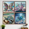 (US Local)4Pack Beach-Special Shaped Diamond Painting Kit