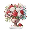  5D DIY Special Shape Diamond Painting Desk Ornament Vase Flower Decor Kit