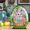 3D Wooden Easter Egg Rabbit Special Shaped Diamond Painting Lamp Desk Decor Kits