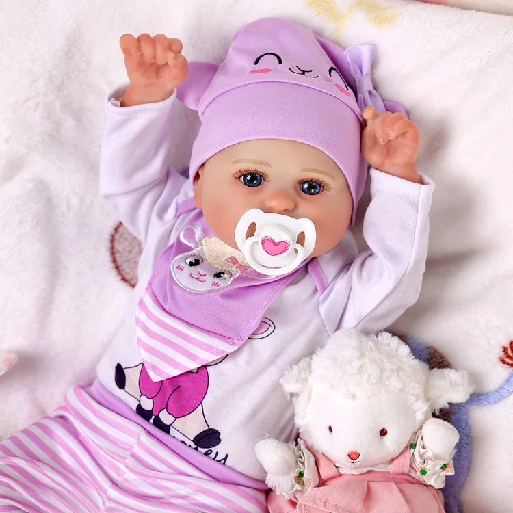Babeside Quiet Reborn Baby Bailyn 20'' Little Infant Girl Best Gift for Kids
