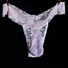 Men's Sexy Thongs And G-strings Lingerie Gay Sissy Femboy Panties Cute Low Rise Crossdresser Underwear See Through