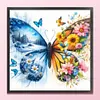 Colorful Butterflies - 11CT Stamped Cross Stitch - 45*45cm - Animal