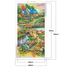 (US Local)Countryside - Flower Special Shaped Diamond Painting Kit(85*45cm)
