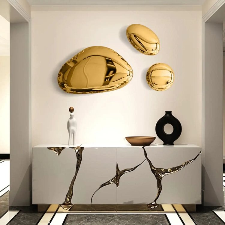 Stainless Steel Water Drop Wall Pendants