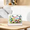 Diamond Painting Spring Scenery 2027 Paper Calendar Monthly Flip Tabletop Calendar Kit