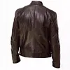 Biker Casual Zipper Leather Jacket