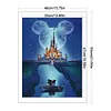 Mickey Minnie Disney-11CT Stamped Cross Stitch 40*55cm