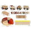 Birthday cake simulation model decoration train track digital cognitive crafts