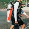 Inflatable Diving Buoy SMB High Visibility Buoy for Diving Enthusiasts (Orange)
