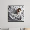 Belle jupe fille-ronde drill diamond painting-40*40cm