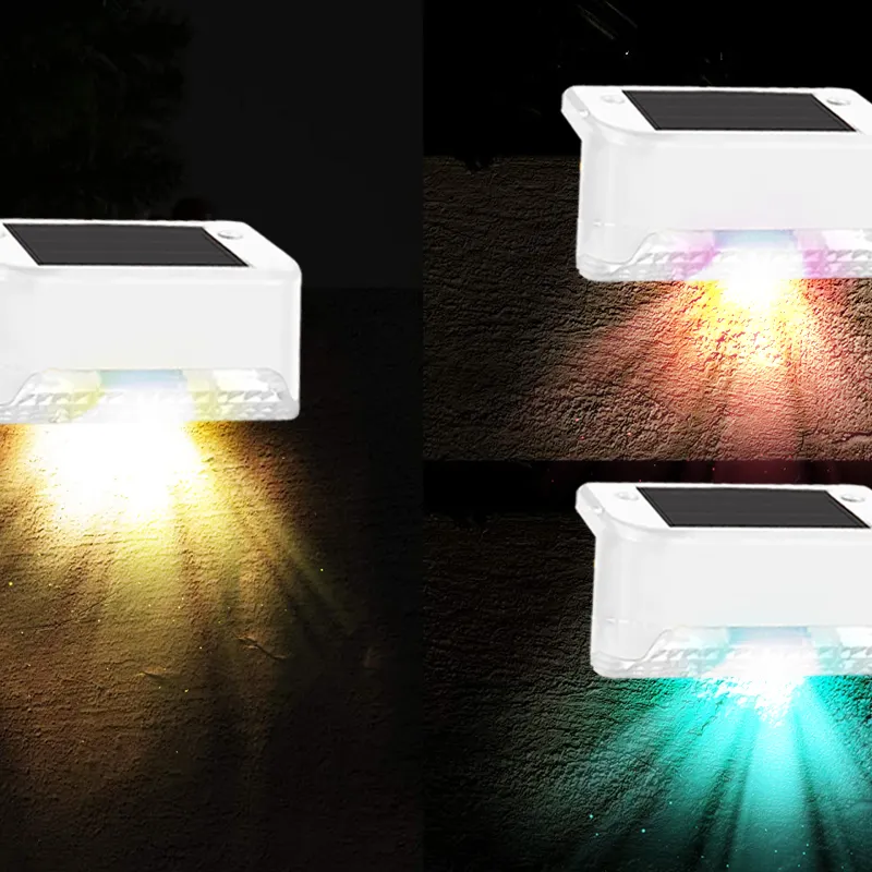 SAKER&reg; Solar Deck Lights Outdoor 4 Pack