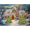 Christmas House-Special Shaped Diamond Painting Kit