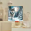 Snow Wolf-Full Round Diamond Painting 30*30CM