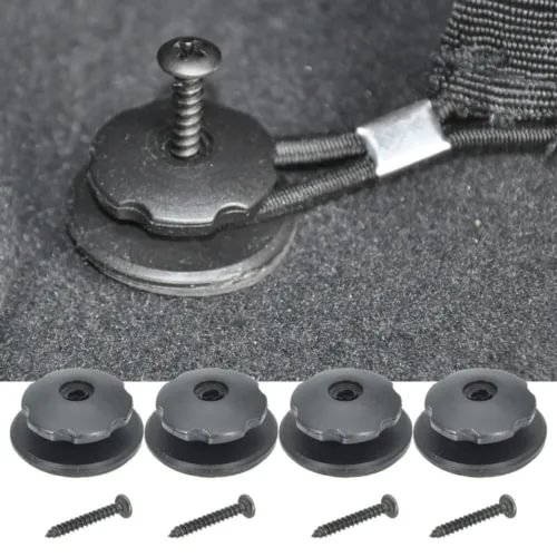Dronehint 4x Car Trunk Hook Cargo Net Mount Set Storage Organizer Parts Accessories Black (For: Acura) Parts