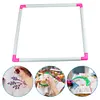 (US Local)Rectangle Embroidery Hoop Cross Stitch Frame Plastic Clip Frame (60x40cm)