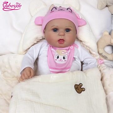 Babeside Quiet Reborn Baby Bailyn 20'' Little Infant Girl Best Gift for Kids  with Heartbeat Coos and Breath