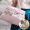 5Pcs DIY Diamond Painting Rainbow Butterfly Keychain