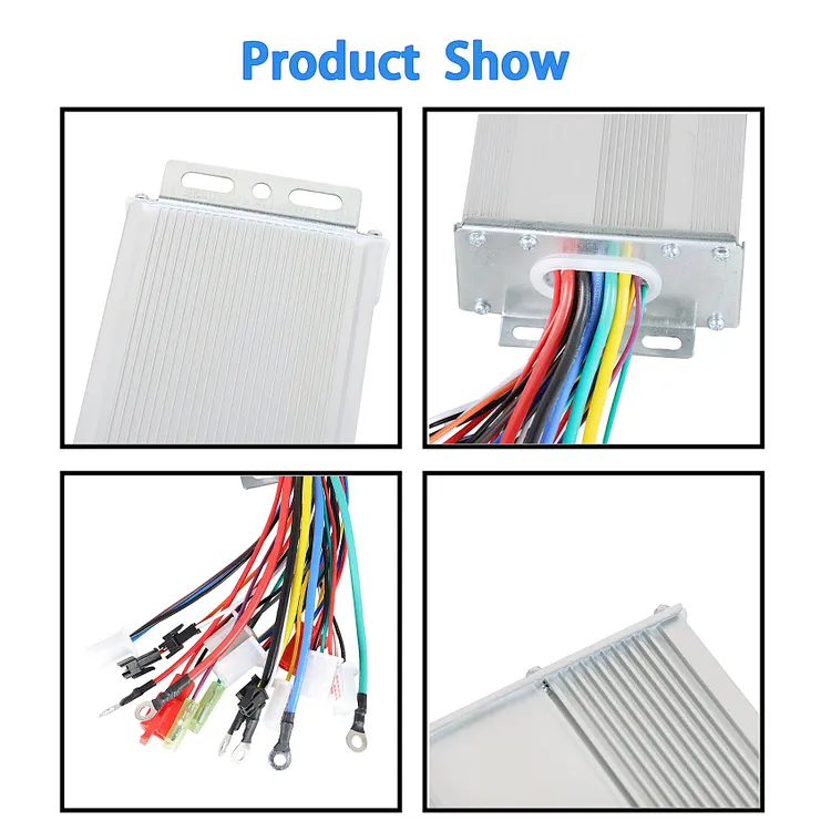 Silscvtt Brushless Motor Speed Controller 48-72V 2000W Scooter Controller DC Replacement for E-Bike Scooter Motor Controller