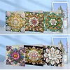 6Pcs Diamond Painting Greeting Card Mandala Diamond Handmade Card Kit
