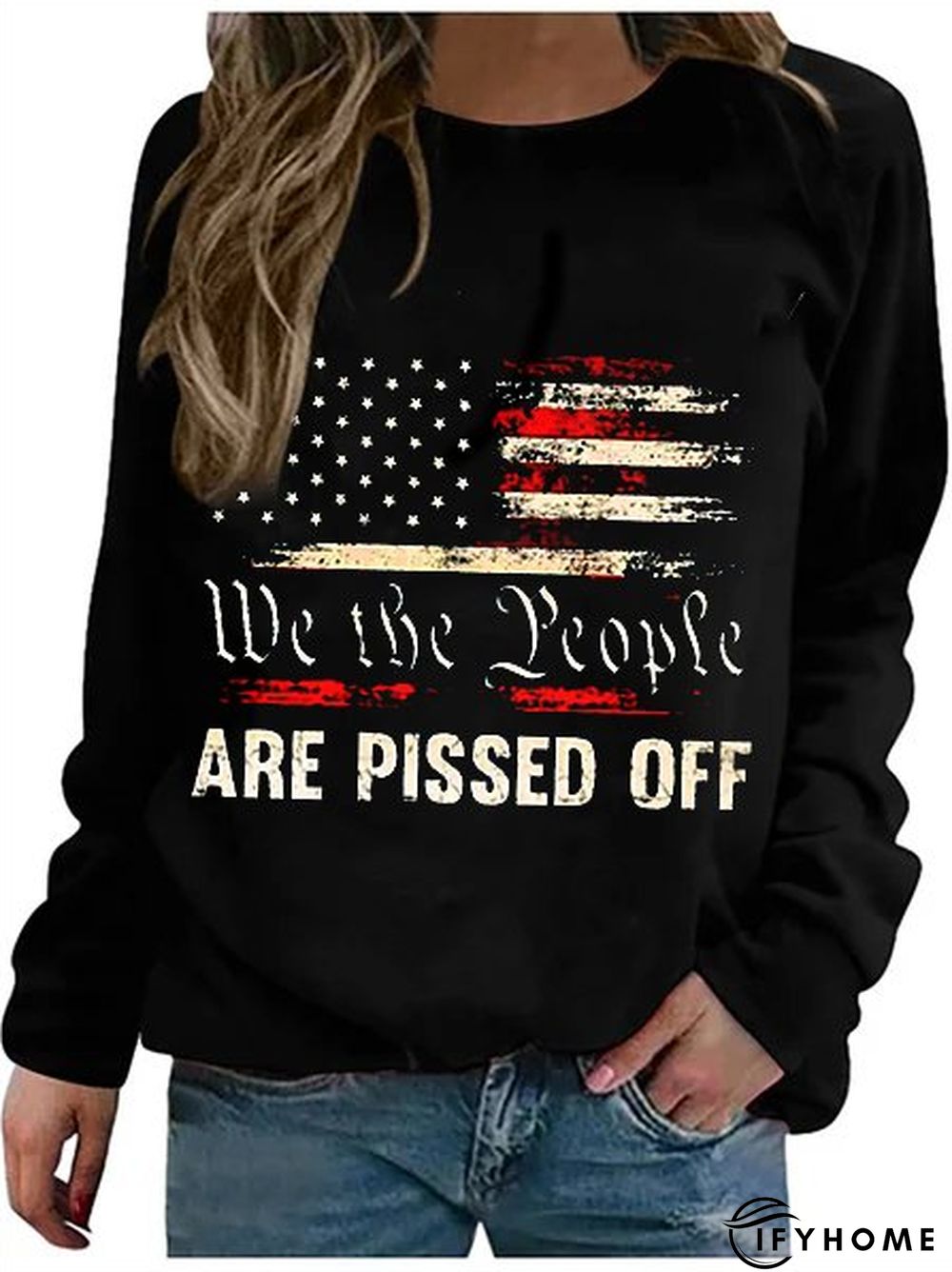 Casual Loose Letter Hoodies & Sweatshirt | IFYHOME