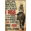 (Multi Style)Cowgirl - Panneaux en &eacute;tain m&eacute;tallique(20*30cm/30*40cm)