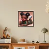 >SALE<5D DIY Full Round Drill Diamond Painting Cute Candy Girl Home Decor 30x30cm