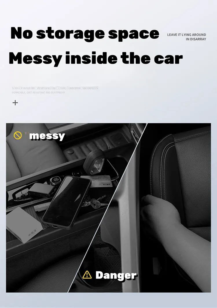 Car multifunctional car storage box