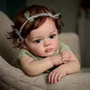 20" Lifelike Baby Girl Dolls Truly Real Lifelike & Realistic Weighted Toddler Handmade Brown Hair Baby Sunnin - RBBI-Myrebornbabydoll&reg; Myrebornbabydoll&reg;