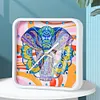 Mandala Elephant Special Shape 5D Diamond Painting Clock Art Craft for Wall Desk
