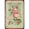 Pink Rose - Vintage Metal Signs - 20*30cm/30*40cm - Garden