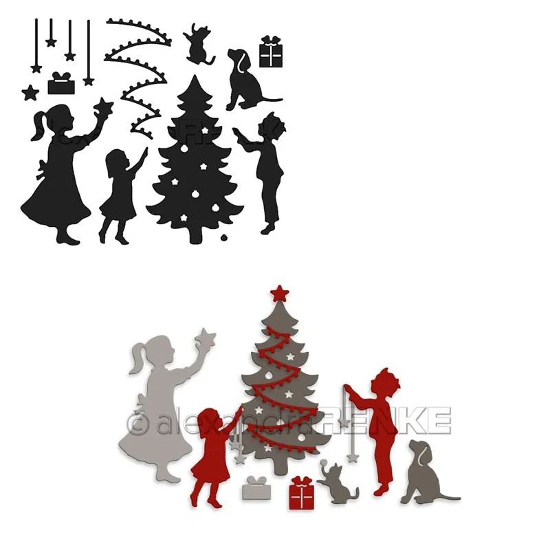 Piggy Craft metal cutting dies cut die mold Christmas decoration Scrapbook paper craft knife mould blade punch stencils dies