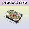 (US Local)Diamond Painting Card Holder Coin Purse Diamond Art Wallet for Women (Mandala)