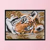 Tiger-14CT Stamped Cross Stitch Kit(29*21cm)