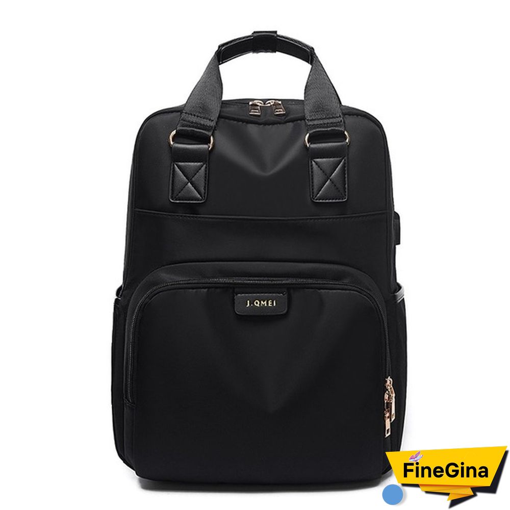 Fashion Anti-theft Bag Travel Waterproof Backpack Women Large Capacity Business USB Charge Laptop Backpack Leisure bag Laptop bag 13 13.3 14 15 15.6inch