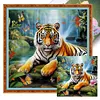 Tiger - 11CT Stamped Cross Stitch - 40*40cm - Animal