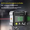 4-Sided Magnetic Inclinometer LED Screen Slope Measuring Meter Hanging Level Box