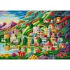 Rainbow Town-11CT Stamped Cross Stitch 101*75cm/39.76*29.53in (Big Size)