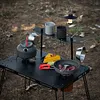 Camping Light Holder Aluminum Alloy Portable Lamp Bracket for Outdoor Garden BBQ