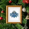 12pcs Football 5D DIY Square Drill Diamond Painting Kits for Adults Beginners Home Decor Diamonds Paintings Gem Art 5.91x7.09in