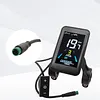 24V/36V/48V Electric Bike Display Screen Waterproof Handlebar Bike Speedometer