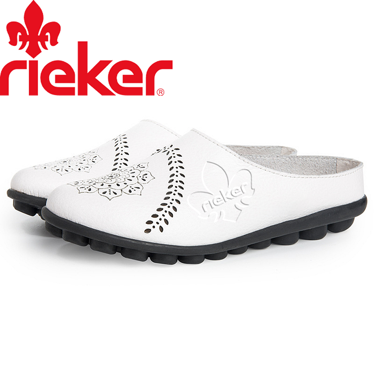 RIEKER&reg; &Uacute;J NŐI PAPUCS BORJBŐRBŐL, K&Eacute;ZI VARRVA