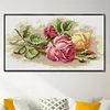 Rose - 9CT Partial Beaded Cross Stitch Kit(56x31cm)