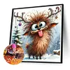 Diamond Painting-DIY Full Round Drill Christmas Elk
