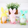 Lapin de P&acirc;ques Ornement Poup&eacute;e lapin pour d&eacute;coration d'int&eacute;rieur