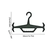 Heavy Duty Hanger Anti-Slip  Vest Hanger Body Armor Coat Hanger (Green)